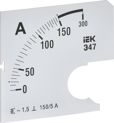 Шкала для амперметра IEK IPA10D-SC-0150
