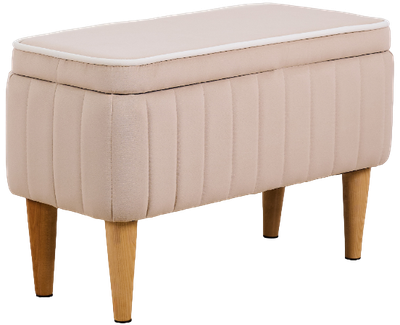 Банкетка Monofix Амма с ящиком для хранения (бежевый №18)