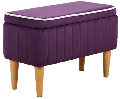 Банкетка Monofix Амма с ящиком для хранения (фиолетовый №25)