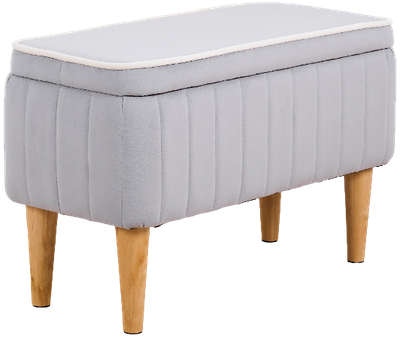 Банкетка Monofix Амма с ящиком для хранения (светло-серый №52)