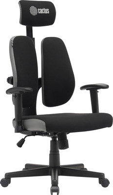 Кресло офисное Cactus CS-CHR-MC03-BKGY (черный/серый)
