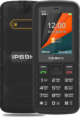 Мобильный телефон Texet TM-524R (черный)