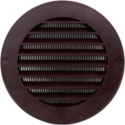 Решетка вентиляционная Семь ветров РК125с (коричневый)