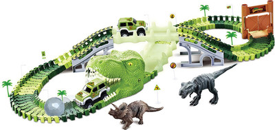 Автотрек гибкий Автоград Парк динозавров CF2252 / 10453681 (144эл)