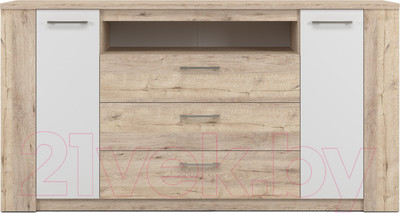 Тумба MySTAR Вирджиния 100.1802 (дуб бонифаций/белый)