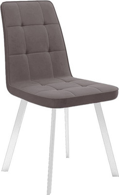 Стул ТриЯ Рони (белый муар/микровелюр Brendy Latte)