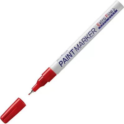 Маркер-краска MunHwa Extra Fine Paint Marker / EFPM-03 (красный)