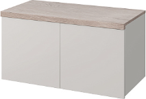 Шкаф навесной Anrex Lima 2D (персидский жемчуг/мадура)