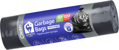 Пакеты для мусора Lomberta 120л (10шт)