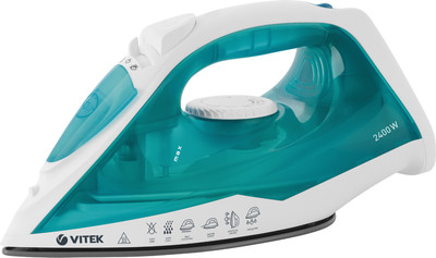 Утюг Vitek VT-8336 (белый/бирюзовый)
