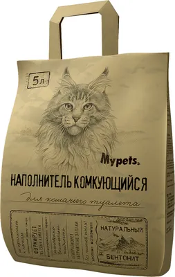 Наполнитель для туалета Mypets комкующийся бентонитовый (5л)
