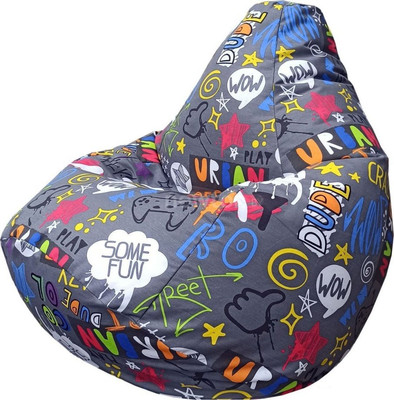 Бескаркасное кресло Flagman Груша Макси XXL Г2.4-16 (гейм 01)