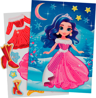 Набор алмазной вышивки Школа талантов Наряди персонажа. Снежная красавица / 10451056