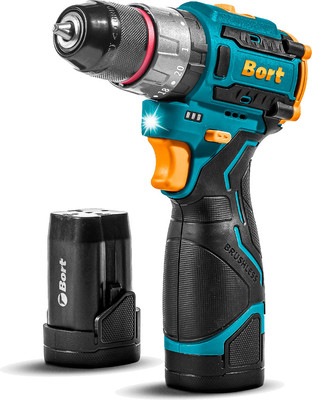 Аккумуляторная дрель-шуруповерт Bort BAB-16U 2x2А.ч (93414882)