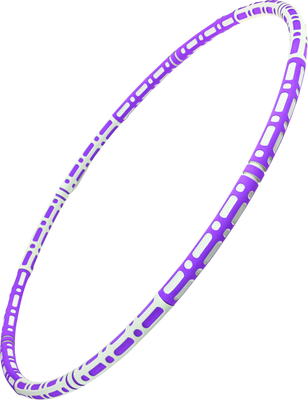 Обруч хула-хуп Solmax&Fitness FI90902 (фиолетовый)