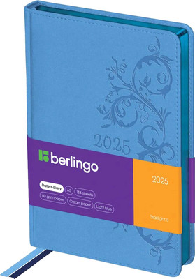 Ежедневник Berlingo Starlight S 2025 А5 / DD5_84501 (184л, голубой)