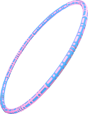 Обруч хула-хуп Solmax&Fitness FI90904 (розовый)