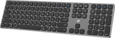 Клавиатура Оклик K867W (серый/черный)