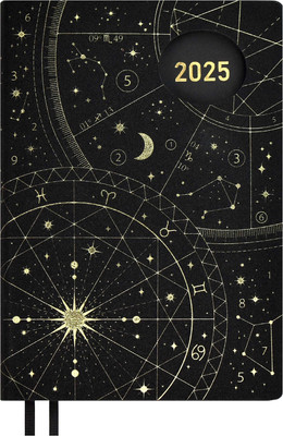 Ежедневник Escalada Нумерологический. Шиммер / 67000 (176л, черный)