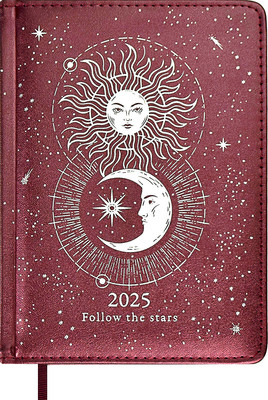 Ежедневник Escalada Астрологический. Плонже Экстра / 67022 (200л, металлик коричневый)