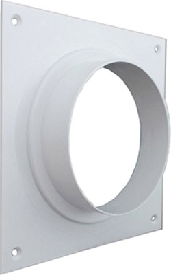 Фланец воздуховода Семь ветров 120мм с пластиной 150x150 / 15/120