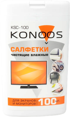 Салфетки для ухода за техникой Konoos KSC-100 (100шт)
