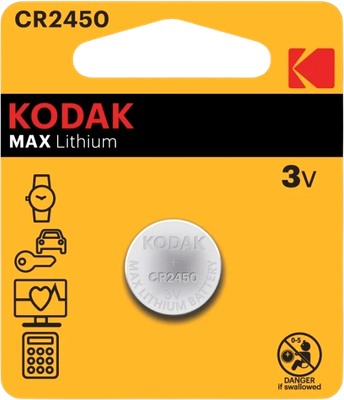 Батарейка Kodak Max Lithium CR2450-BL1 / Б0050401