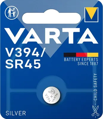 Батарейка Varta 394 SR936SW BL1 Silver Oxide 1.55V 1/10/100 / 394101111