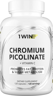 Витаминно-минеральный комплекс 1WIN Хром пиколинат с витамином С (120 капсул)
