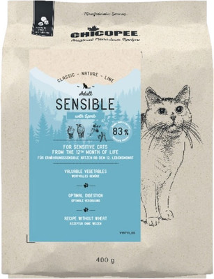 Сухой корм для кошек Chicopee CNL Sensible с ягненком (400г)