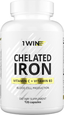 Витаминно-минеральный комплекс 1WIN Железо хелат (120 капсул)