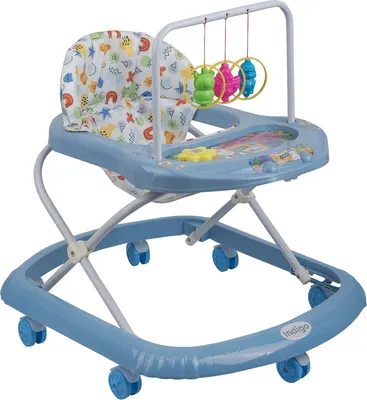 Ходунки INDIGO Карусельки (синий)