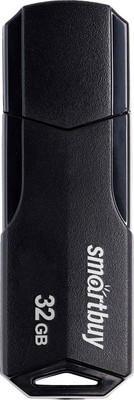 USB flash накопитель SmartBuy Clue 32Gb / SB32GBCLU-K (черный)