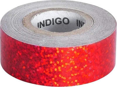 Обмотка для гимнастического снаряда Indigo Sport Crystal IN139 (красный)