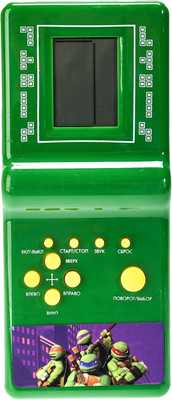 Тетрис Играем вместе Электронная логическая игра Черепашки / D22605-R25