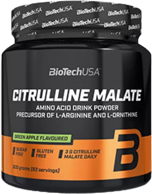 L-цитруллин BioTechUSA Citrulline Malate (300г, без вкуса)