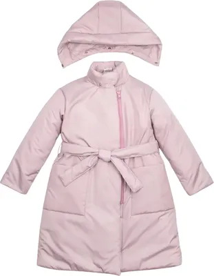 Пальто детское Amarobaby Snuggly / AB-OD24-SNUGGLY29/27-128 (пудровый .р.128-134)