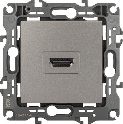 Розетка ЭРА 12-3114-16 / Б0065714 (титан)