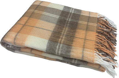 Плед Vladi Эльф Noah 170x210 / 50222 (белый/коралловый/светло-коричневый)