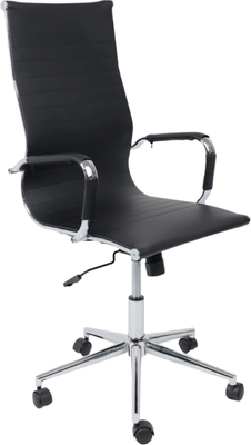 Кресло офисное AksHome Evelin (экокожа черный)