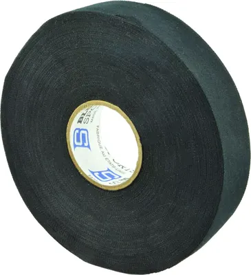 Лента хоккейная Bluesports Tape Coton Black 603190 (черный)