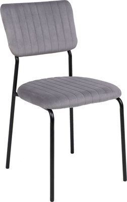 Стул AksHome Rain (серый велюр HLR-20/черный)