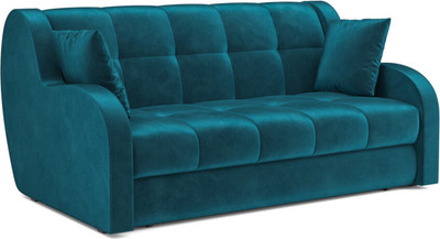 Диван Mebel-Ars Аккордеон Барон НПБ 180x200 (бархат синий/зеленый Star Velvet 43 Black Green)