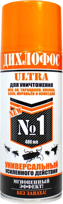 Аэрозоль от насекомых Дихлофос Ультра (400мл)