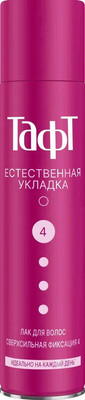 Лак для укладки волос Тафт Естественная укладка (225мл)