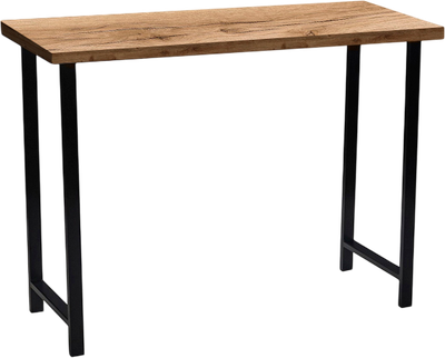 Консольный столик Древпром М94 ДП1-02-04 120x50x88 (делано/черный матовый)