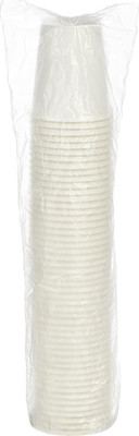 Набор одноразовых стаканов Комус 1039207 (50шт, белый)