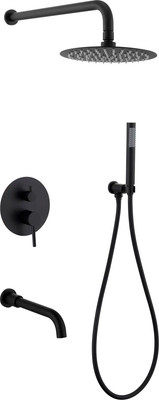 Душевая система со смесителем РМС SUS129BL-1S