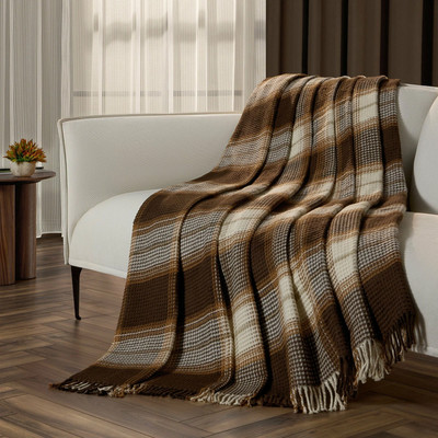 Плед Arya Desert 150x220 (коричневый)