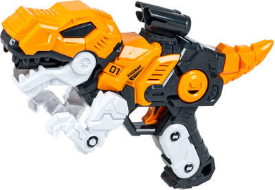 Бластер игрушечный Bondibon Пушки-игрушки Тираннозавр / ВВ6508 (оранжевый)